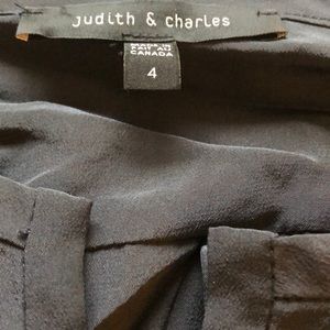 Judith & Charles Navy Silk Blouse